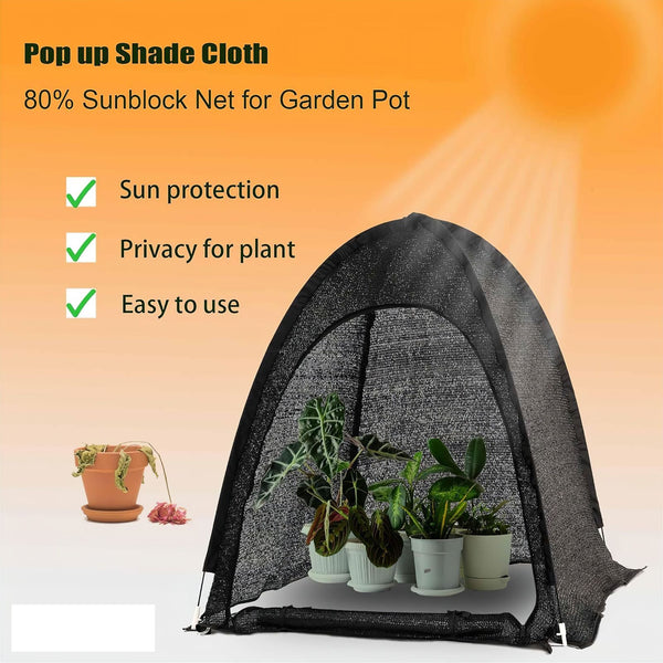 Maze 3 Pack Pop Up Shade Garden Cover – 0.92m² X 1m High