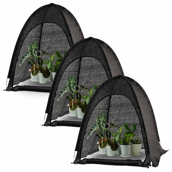 Maze 3 Pack Pop Up Shade Garden Cover – 0.92m² X 1m High