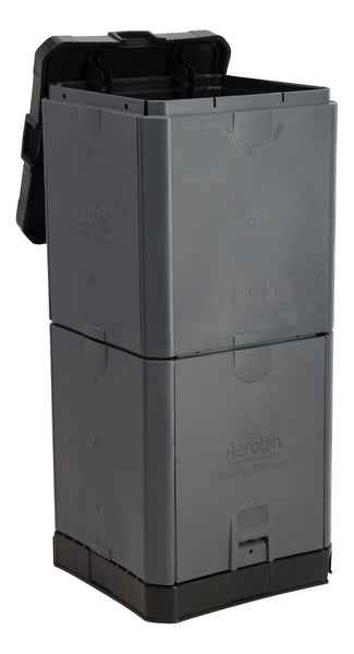 Maze 200L Aerobin Organic Compost Bin with Base - Grey