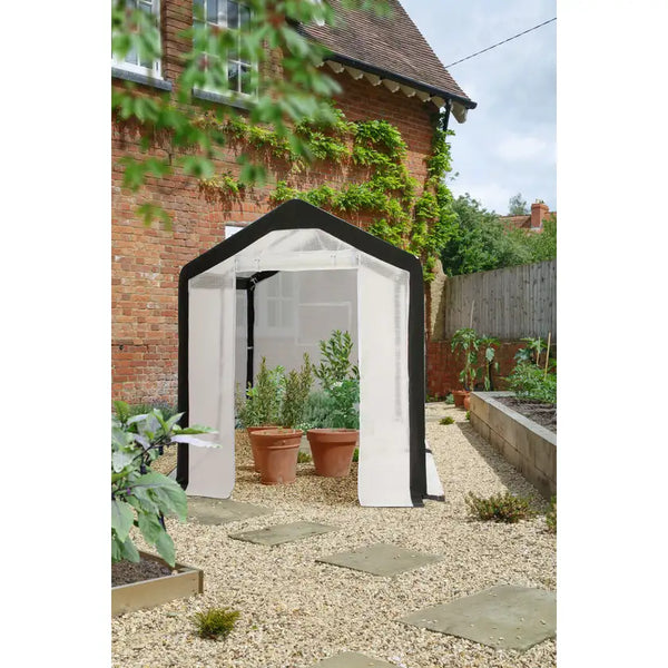 VegTrug Deluxe Steel Frame Walk-In Greenhouse with PE Cover