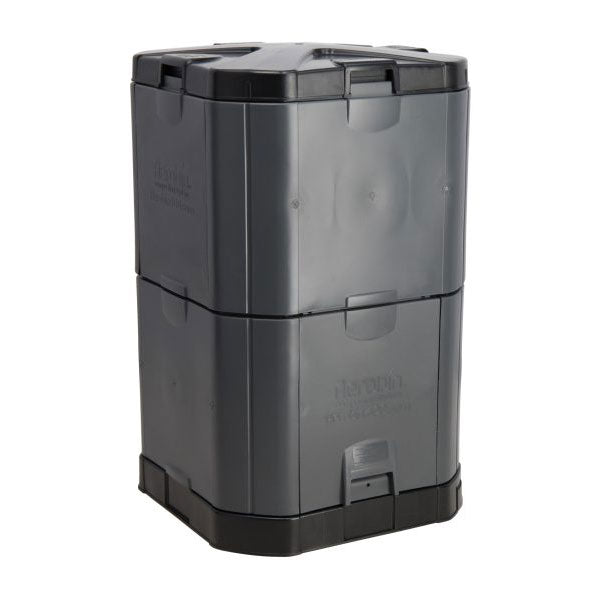 Maze 400L Aerobin Organic Compost Bin with Base - Grey