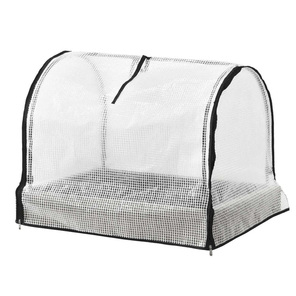 VegTrug 8 Pocket Herb Garden Frame with PE Greenhouse and Micro Mesh Covers