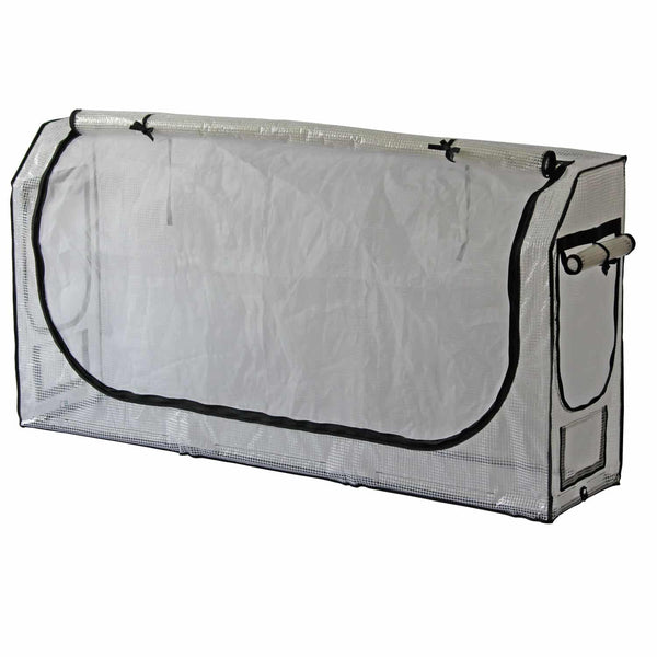 VegTrug 90cm Frame with PE Greenhouse and Shade Covers for Medium 1.8m Wall-hugger