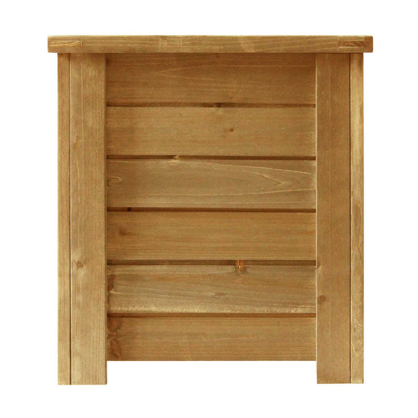 VegTrug Timber Square Planter Box 350 x 350 x 400mm Natural