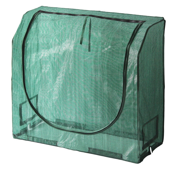 VegTrug 90cm Frame with PE Greenhouse and Shade Covers for Small 1m Wall-hugger