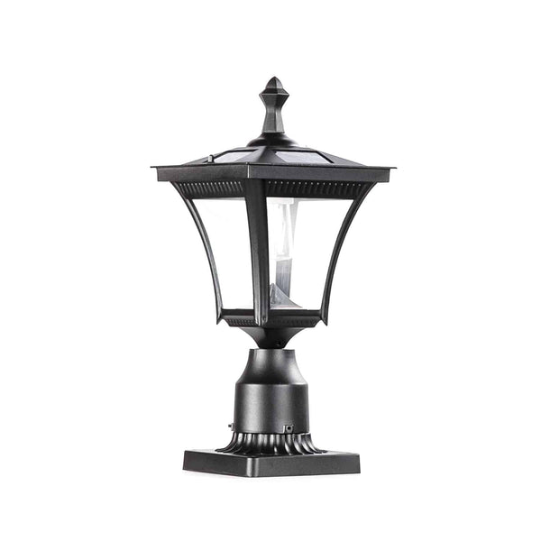 Takasho Solar Post Coach Light Heritage Style Lamp