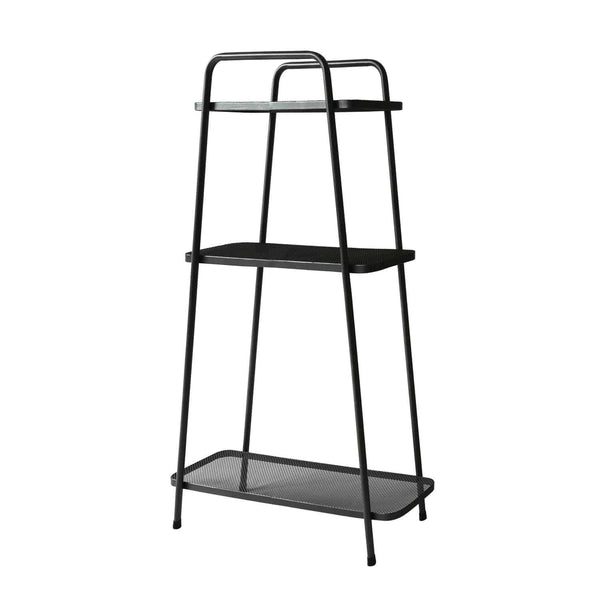 Takasho Modern Metal Plant Stand 3 Shelf - Black