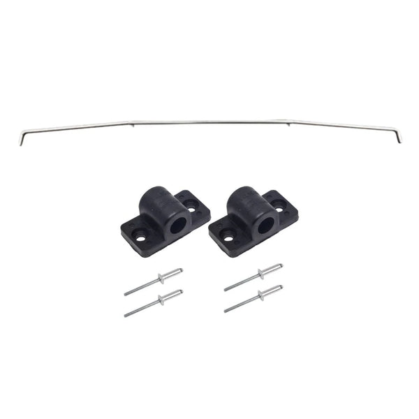 Tonneau Support Bar Rod Replacement Kit with Brackets and Pop Rivets